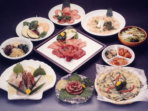 宴会コース料理の例(要予約)