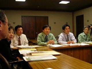 会議の模様